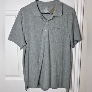 NWT Mens J.Crew Stretch Pique Polo
